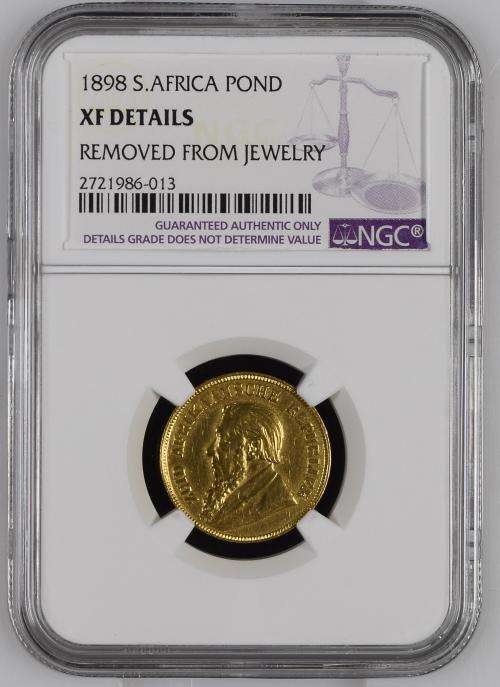 1898 POND - NGC GRADED XF DETAILS